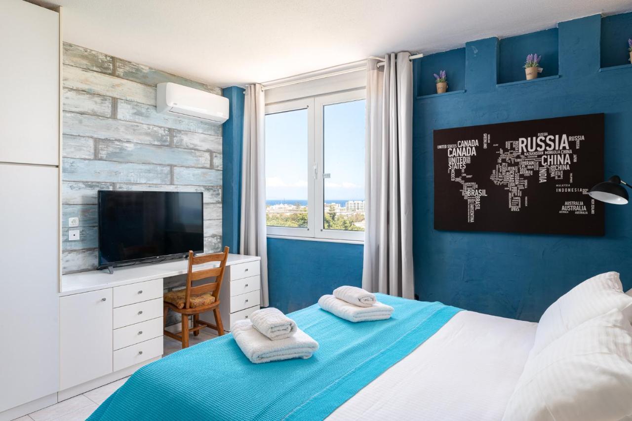Amazing Apartments With Sea View In Rhodes Town Rhodes City Eksteriør bilde